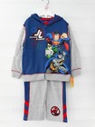 Dc Comics Justice League 3-pc Knit Jogging Outfit Spiderman Batman Toddler Boys