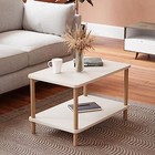 Living Room Tables  Coffee Table With Storage  Modern Coffee Table  White