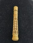 Victorian Carved Cow Bone Needle Case With 2 Needles 000111008