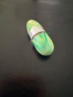 Vintage Sewing Etui Thimble Thread Holder Brass aluminum Case Needle Case W cap