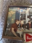 Vintage 1950s Budweiser Beer Lighted Sign  Needs Repairs