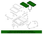 Genuine Mazda Sunroof Glass Td12-69-810b