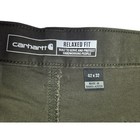 Carhartt Men Rugged Flex Relaxed Fit Canvas Work Pants Olive Green 42x32