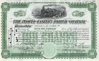 Vintage Original Stock - The Peoria   Eastern Railway Co  - Lot Of 10
