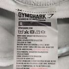 Gymshark Women s M Crop Hoodie Sweatshirt Light Sage Green Pumpcover Logo Stripe