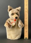 Rare Steiff Loopy Bad Wolf Hand Puppet   1950-60s Vintage Mohair German Toy