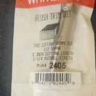 Whiteside Flush Trim Router Bit 1 2  Cutting Dia 1 2  Shank 2405