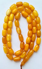 Islamic Prayer Rosary 45 Beads Baltic Genuine Amber Stone tasbih Misbaha Kahrama