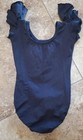 Girls Black Princess Castle Besties Leotard Sz 4-5 Child Ballet