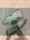 Adidas Men s Green white Colorblock Mid Top Lace-up Athletic Sneaker Rubber Sole