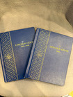 Whitman Lincoln Wheat Cent Albums 1909-1969 2 Books 140  Coins  1909 Vdb