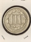1866 Three Cent Nickel 3cn Xf Extremely Extra Fine U s  Type Coin