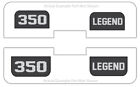Ar Dust Cover Id Decal - All Calibers  Fits 350 Legend  300 Blackout  6 5 Gren