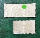 Sarawak 1922-23 Mint Mh Pairs Surcharge Margin Sir Charles Vyner Brooke