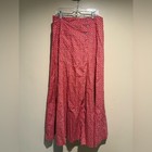 Ralph Lauren Country Label Rare Vintage Red Skirt