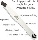 Tweezers - Special Edition Aloha Slant Tip Tweezer 1 Count  pack Of 1   White 
