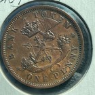1857 Bank Of Upper Canada One Penny Token - Xf  extremely Fine  Condition - Rare