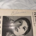 4 5 1954 Playbill   the Girl In Pink Tights    Autographed By Jeanmaire at Hellinger