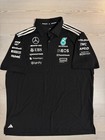 Mercedes Amg Petronas F1 Adidas 2025 Men s Team Polo Shirt Size Xl