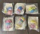 Lot Of 6 Vintage Mcdonalds Happy Meal Toys 1989 Funny Fry Friends Sets 3-8