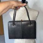 Bellestone Reptile Skin Handbag Vintage Gray Faux Leather Two Top Handles Retro