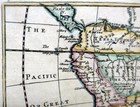South America By John Senex C1749 Genuine Antique Copper Engraved Map