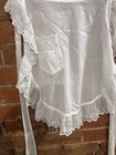 Vintage Apron With Eyelet Trim