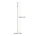Harfington 10pcs 4 9 Inch Upholstery Needles Large Eye Inch  Silver