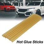 X Autohaux 12 Pcs 7mm X 200mm Hot Glue Sticks Auto Body Paintless 7mm  Yellow 