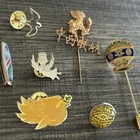 Vintage Lot Of Decorative Collectable Lapel Pins 23 In Total