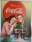 Vintage Coca Cola Sign Tin Metal Wall Sign Bottle Advertising 16x12 5 New Sealed