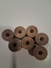 Belding Corticelli Thread Vintage 7 Wooden Spools 