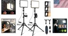 2-pack Dimmable Led Studio Light Kit - Adjustable 2800-6500k Color Temperatures