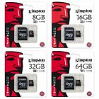 Kingston Micro Sd Card 4gb 8gb 16gb 32gb 64gb 128gb External Memory   Adapter