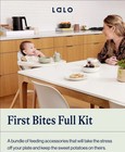 First Bites Silicone Baby Feeding Set - Baby Led Weaning Supplies - Non-toxic   