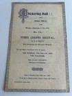 1896 97 Chickering Hall Ny Third Chopin Recital Playbill S g  Pratt Fire Island