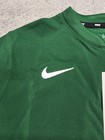 Nike Shirt Youth Medium Green Baseball 1 4 Zip Jersey Pockets Hq6003-341
