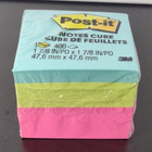 Post-it Notes Cube  Bright Colors  1 7 8 In X 1 7 8 In  1 Cube  400 Sheets