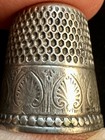 Vintage Sterling Silver Stern Brothers Thimble 10
