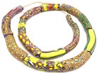 Assortment Elbows Old Rare Antique Venetian Millefiori Glass African Trade Beads