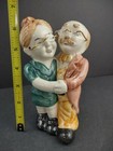  Vintage  Piggy Bank Ceramic Old Couple Dancing With Glasses