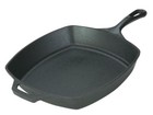 Lodge Logic L8sq3 Pre-seasoned Cast Iron Square Skillet Usa Made 10 1 2 