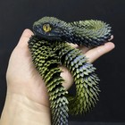 3d Printed Articulated Snake Toy Flexible Rotatable Animal Model Desk Decor Gift