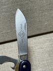 Vintage 1947-50 Camillus Cub Scout Pocket Knife Bsa 3 Blade Blue Strong Snap
