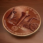  lincoln Last Penny Tribute  1909 -2025 - R i p  Penny Commemorative Coin Medal