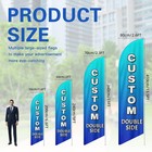 Custom Feather Flag Business Bulk Personalized Advertising Your Logo Banners