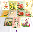 11 Vintage 1950-60 s Anniversary Wedding Greeting Cards Used But Nice