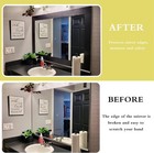 10m Black Wood Grain Removable Pvc Waterproof Border Wall Decor Removable Self