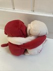 Russ Berrie White And Red Puppy Hugging Plush Stuffed Animal
