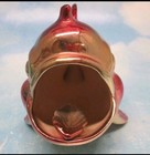 Vtg 1960s Pink   Gold Metallic Fish Ashtray Japan Unused Pristine Mcm